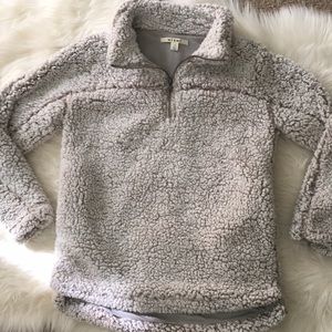 Teddy Quarter Zip Sherpa